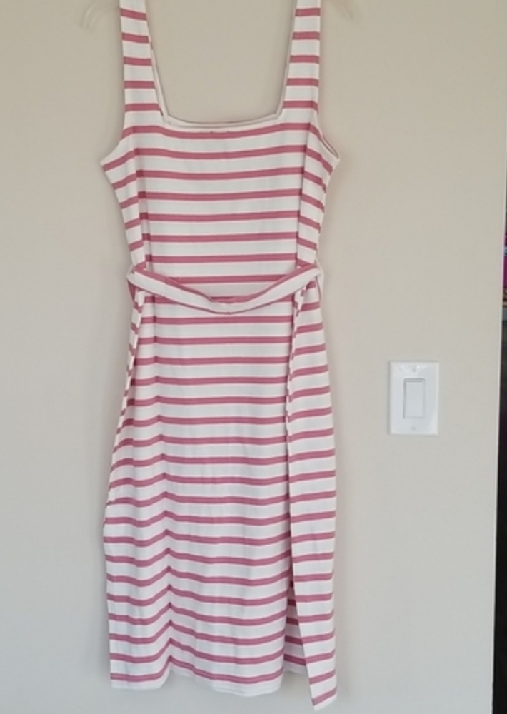 GAP SQUARENECK TIE BELT DRESS - Picture 7 of 7